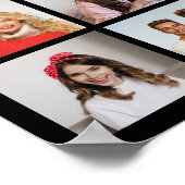 Creëer Uw eigen 21 bewerkbare kleur voor fotocolla Poster (Hoek)