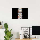 Creëer Uw eigen 21 bewerkbare kleur voor fotocolla Poster (Thuiskantoor)