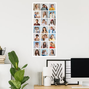 Creëer Uw eigen 21 bewerkbare kleur voor fotocolla Poster
