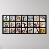 Creëer Uw eigen 21 bewerkbare kleur voor fotocolla Poster (Voorkant)