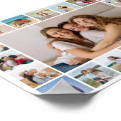 Creëer Uw eigen 21 bewerkbare kleur voor fotocolla Poster (Hoek)