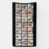 Creëer Uw eigen 21 bewerkbare kleur voor fotocolla Spandoek (Verticaal)