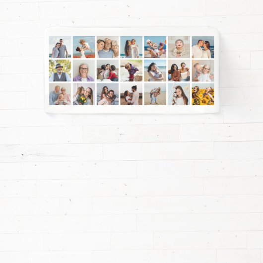 Creëer Uw eigen 21 bewerkbare kleur voor fotocolla Spandoek (Insitu)