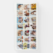 Creëer Uw eigen 21 bewerkbare kleur voor fotocolla Spandoek (Verticaal)