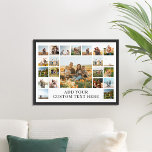 Creëer uw eigen 22 fotocollage poster<br><div class="desc">Creëer uw eigen gepersonaliseerde foto collage poster met 22 van uw favoriete afbeeldingen en aangepaste tekst.</div>