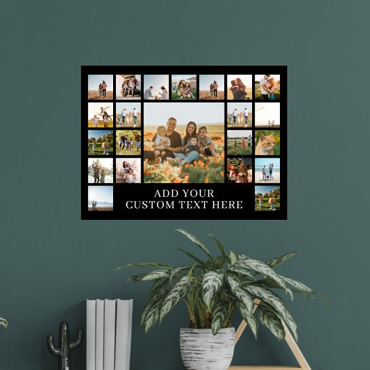Creëer uw eigen 22 fotocollage poster