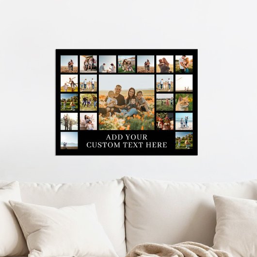 Creëer uw eigen 22 fotocollage poster