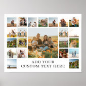 Creëer uw eigen 22 fotocollage poster (Voorkant)