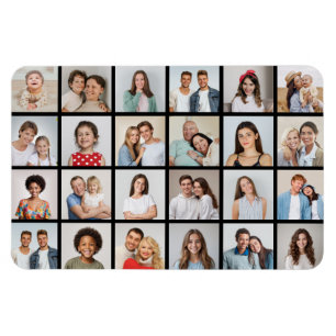 Creëer Uw eigen 24 bewerkbare kleuren voor fotocol Magneet