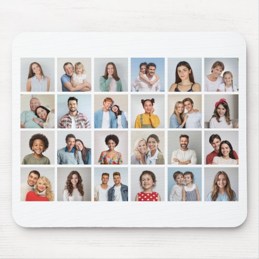 Creëer Uw eigen 24 bewerkbare kleuren voor fotocol Muismat (Voorkant)