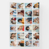 Creëer Uw eigen 24 bewerkbare kleuren voor fotocol Spandoek (Verticaal)