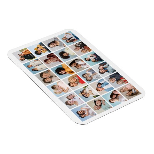 Creëer Uw eigen 24 Fotocollage Flexibel Magneet (Rechterzijde)