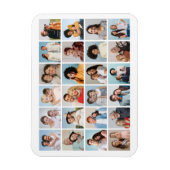 Creëer Uw eigen 24 Fotocollage Flexibel Magneet (Verticaal)