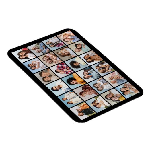 Creëer Uw eigen 24 Fotocollage Flexibel Magneet (Rechterzijde)