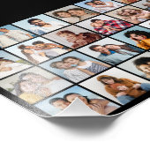 Creëer Uw eigen 24 Fotocollage Fotouitbreiding Foto Afdruk (Hoek)