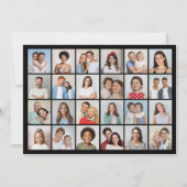 Creëer Uw Eigen 24 Fotocollage Groet Kaart (Voorkant)