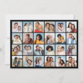 Creëer Uw Eigen 24 Fotocollage Groet Kaart (Voorkant)