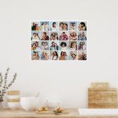 Creëer Uw eigen 24 Fotocollage Poster (Keuken)