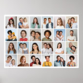 Creëer Uw eigen 24 Fotocollage Poster (Voorkant)