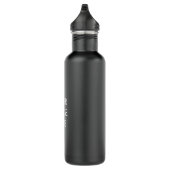 Creëer Uw eigen 24-oz Matte Black Water Fles (Rechts)
