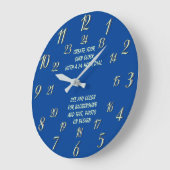 CREËER UW EIGEN 24 UUR KLOT GROTE KLOK (Hoek)