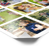 Creëer Uw eigen 25 Fotocollage bewerkbaar Foto Afdruk (Hoek)