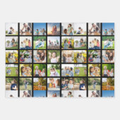 Creëer Uw eigen 25 Fotocollage bewerkbaar Inpakpapier Vel (Voorkant)