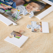 Creëer Uw eigen 25 Fotocollage bewerkbaar Legpuzzel (Zijkant)