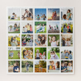 Creëer Uw eigen 25 Fotocollage bewerkbaar Legpuzzel