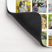 Creëer Uw eigen 25 Fotocollage bewerkbaar Muismat (Hoek)