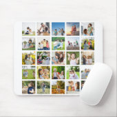 Creëer Uw eigen 25 Fotocollage bewerkbaar Muismat (Met muis)