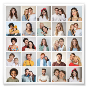 Creëer Uw eigen 25 Fotocollage Fotouitbreiding Foto Afdruk