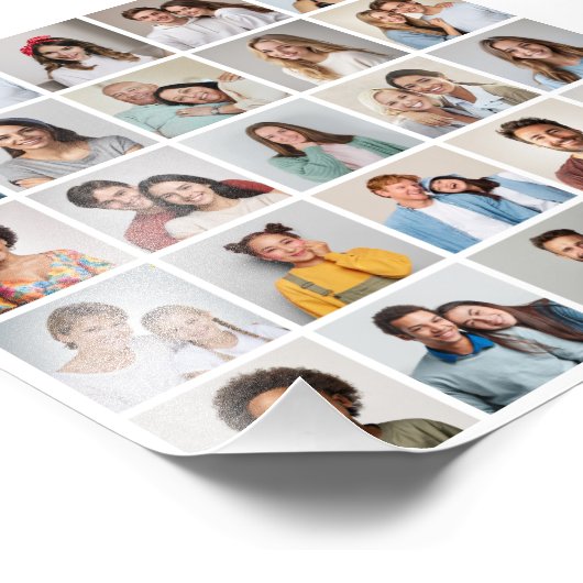 Creëer Uw eigen 25 Fotocollage Fotouitbreiding Foto Afdruk (Hoek)