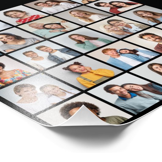 Creëer Uw eigen 25 Fotocollage Fotouitbreiding Foto Afdruk (Hoek)