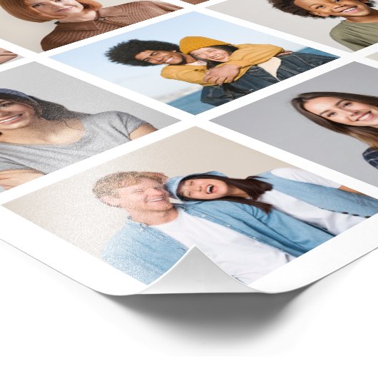 Creëer Uw eigen 28 Fotocollage Fotovergroting Foto Afdruk (Hoek)