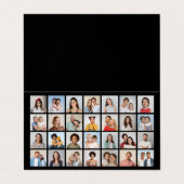 Creëer Uw Eigen 28 Fotocollage Pack van 25 Visitekaartje (Buitenkant ongevouwen)