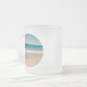 Creëer Uw eigen 2-cirkelfoto Matglas Koffiemok (Voorkant links)