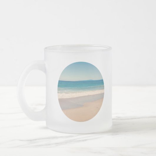 Creëer Uw eigen 2-cirkelfoto Matglas Koffiemok (Links)