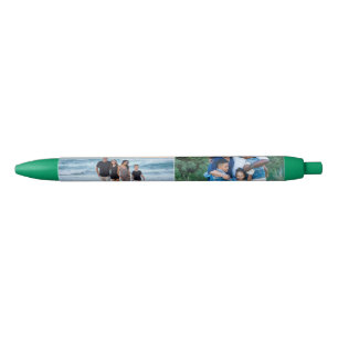 Creëer uw eigen 2 foto gepersonaliseerd zwarte inkt pen