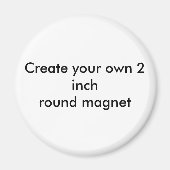 Creëer uw eigen 2-inch ronde magneet (Voorkant)