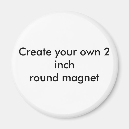 Creëer uw eigen 2-inch ronde magneet (Voorkant)
