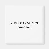 Creëer uw eigen 2-inch vierkante magneet (Voorkant)