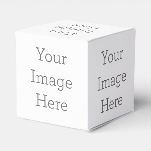 Creëer Uw eigen 2x2x2-basispapierbeugel Bedankdoosjes (Achterkant)