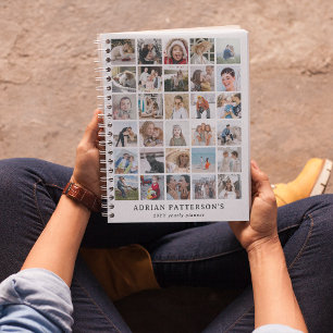 Creëer uw eigen 30 x Fotocollage Jaarlijks Planner