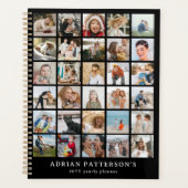 Creëer uw eigen 30 x Fotocollage Jaarlijks Planner (Voorkant)