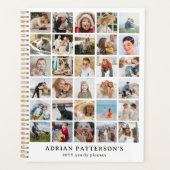 Creëer uw eigen 30 x Fotocollage Jaarlijks Planner (Voorkant)