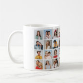 Creëer Uw eigen 32 fotocollage Koffiemok (Links)