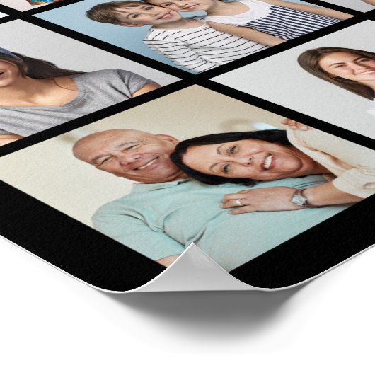Creëer Uw eigen 32 fotocollage Poster (Hoek)