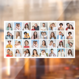 Creëer Uw eigen 32 fotocollage Raamsticker