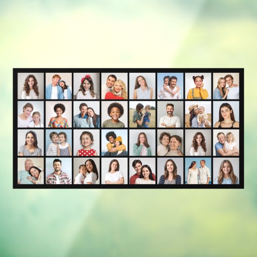 Creëer Uw eigen 32 fotocollage Raamsticker (Vel 3)